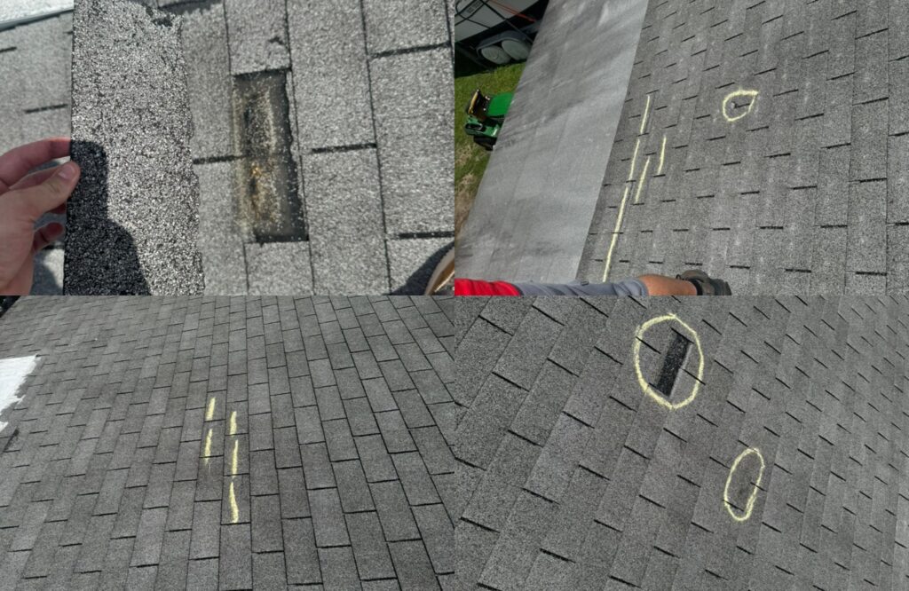Hail Damage Roof Inspection