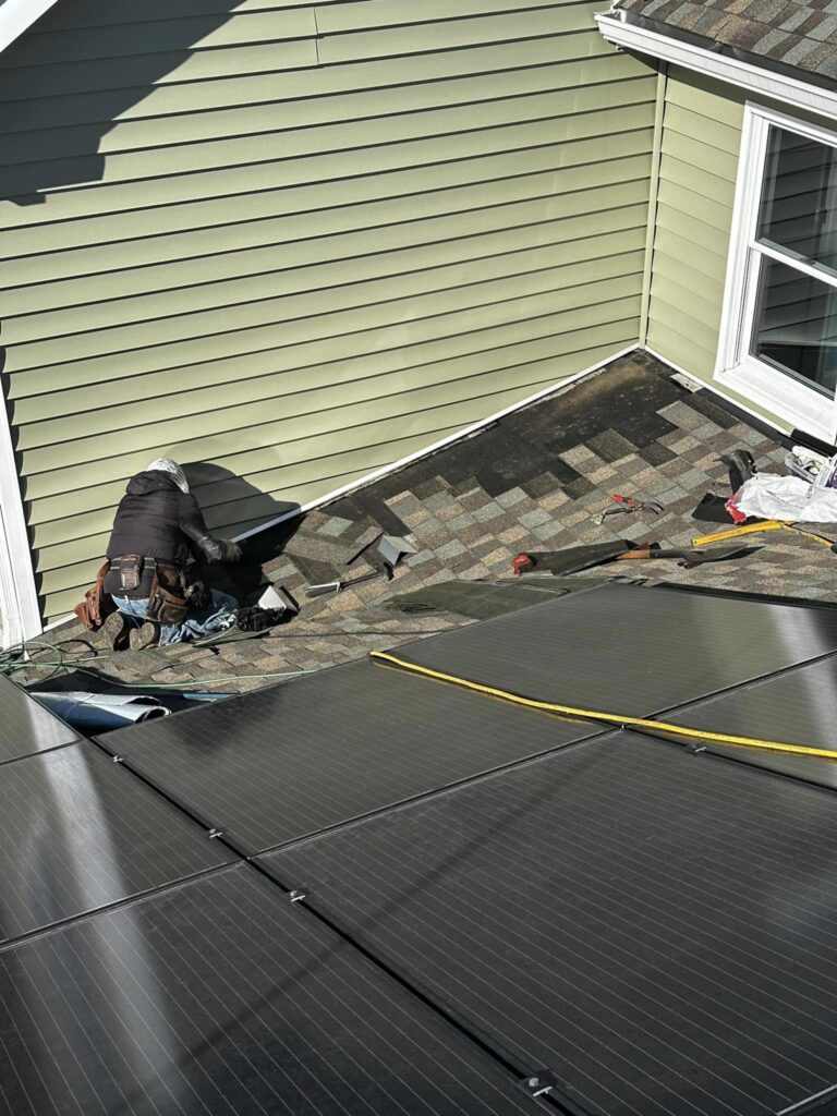 Roof Flashing Repair
