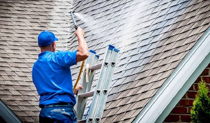 Power Wash Roof Cleaning